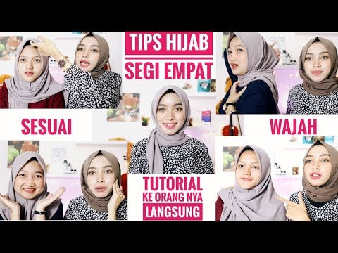 Tips Dan Tutorial Hijab Segi Empat Sesuai Bentuk Wajah Bulat Kotak