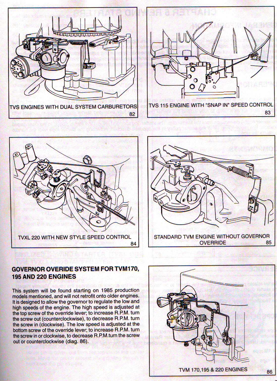 Small Engines - » Engine Runs Wide Open