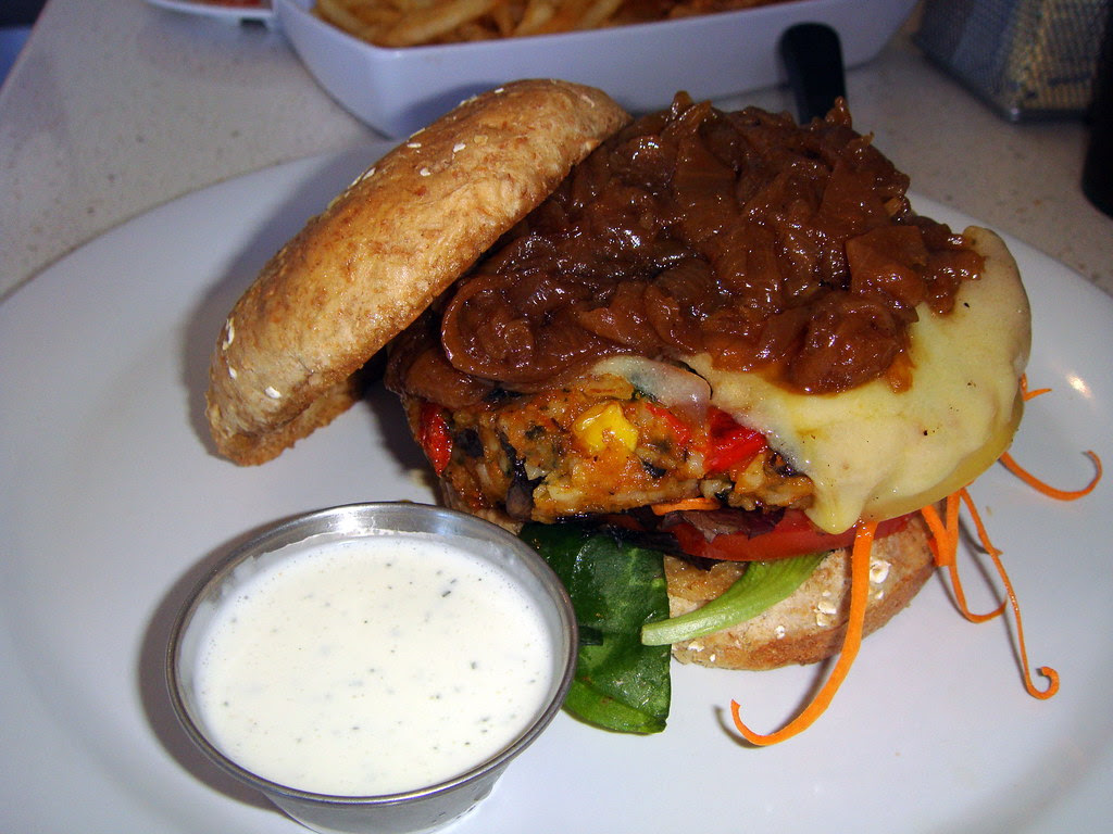 Custom Built Veggie Burger