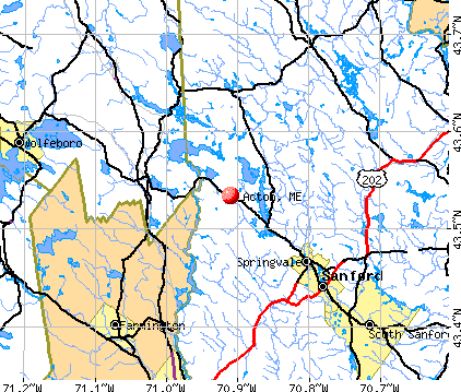 Map Of Acton Maine Acton, Maine (ME 04001) profile: population, maps, real estate 