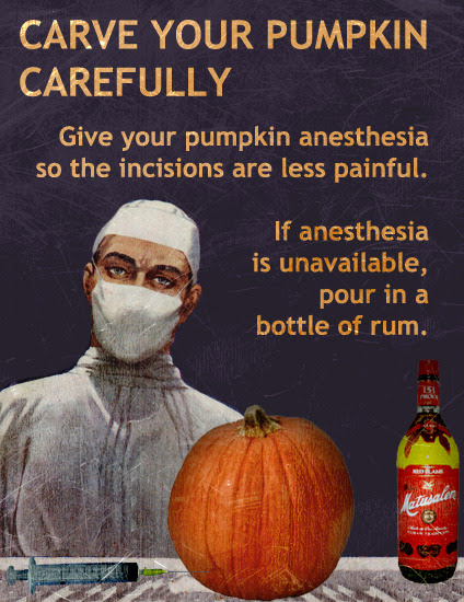 Carve Your Pumpkin Carefully