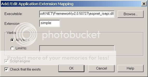 Add File Extension to IIS