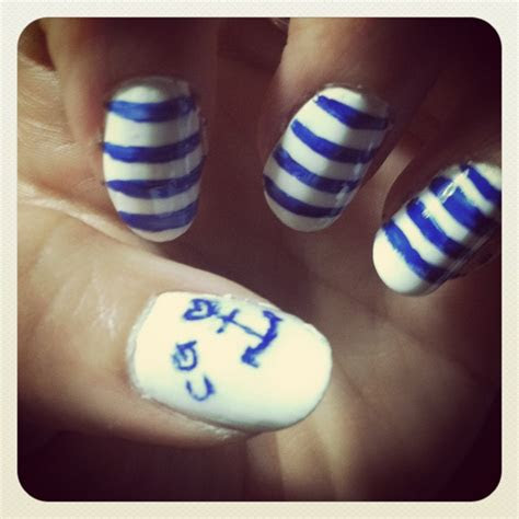 images  coast guard nail art  pinterest