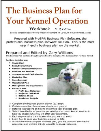The Business Plan for Your Dog Kennel Operation
