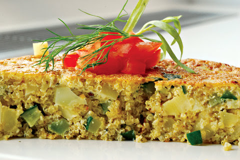 vegetable frittata with quinoa
