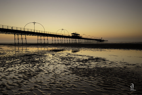 Southport Pier at Dusk