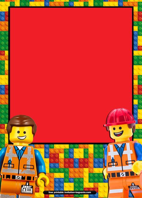  free printable lego birthday invitation templates free printable