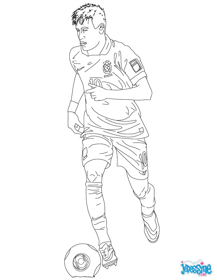 Coloriage Neymar