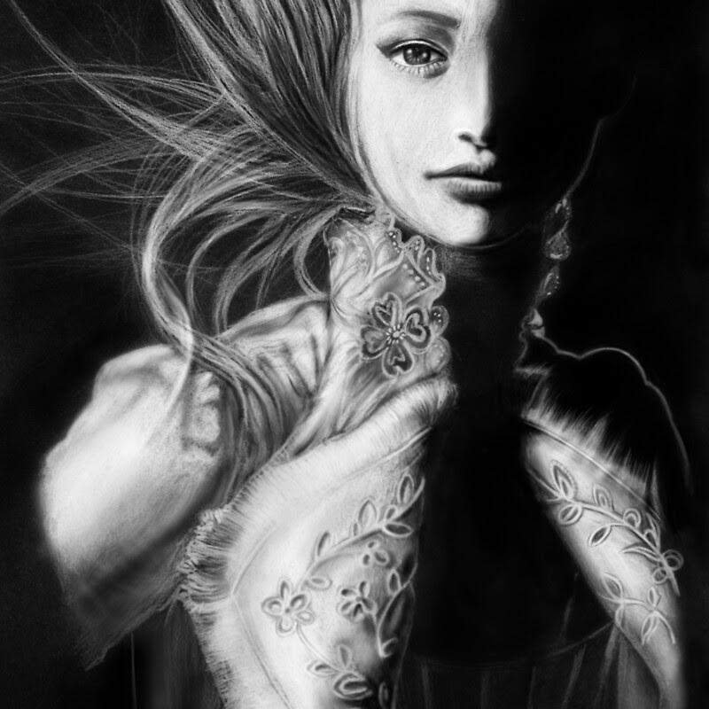black and white fashion illustrations. Black and White Fashion