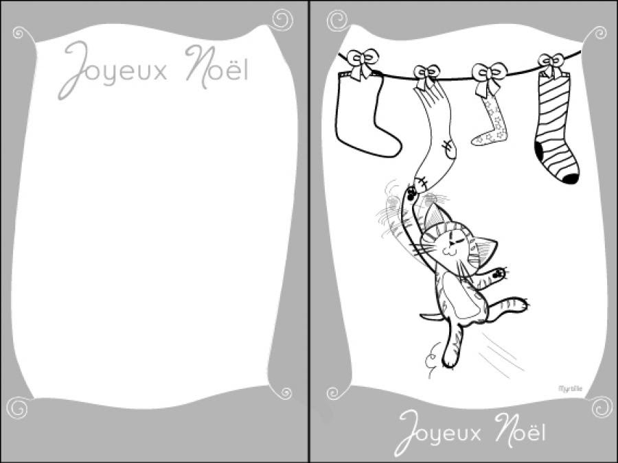 Cartes De Voeux De Noel A Colorier 32 Coloriages De Noel
