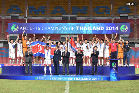 朝鮮民主主義人民共和国がアジアの若年層の戦いで輝きを放つ Afc U 16選手権とu 19選手権で好成績を残し 世界大会への切符を獲得 Eaff Column East Asian Football Federation