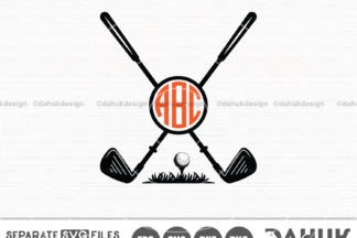 Download Golf Monogram Svg - 116+ Best Quality File for Cricut, Silhouette and Other Machine