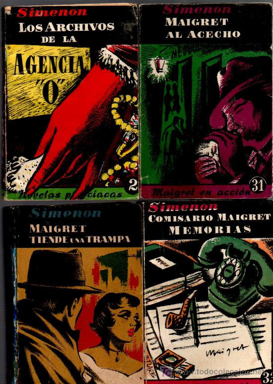 Resultado de imagen de GEORGE SIMENON portadas