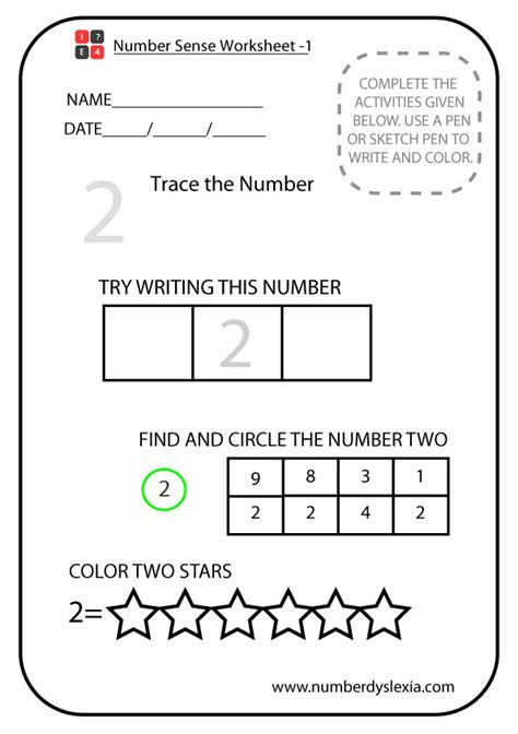  30 kindergarten number sense worksheets
