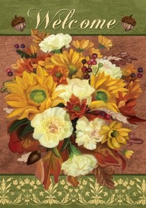 ... Glory - Welcome Flag - Garden Size 12 Inch X 18 Inch Decorative Flag