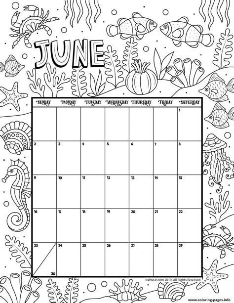  free printable june calendar calendar printables free templates june