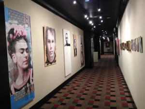 Monumental and miniature works contemplate one another in the Chapman Gallery at Wofford College