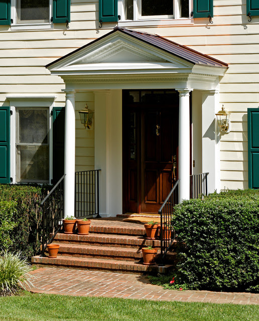 Traditional Colonial Portico - traditional - entry - dc metro - by ...