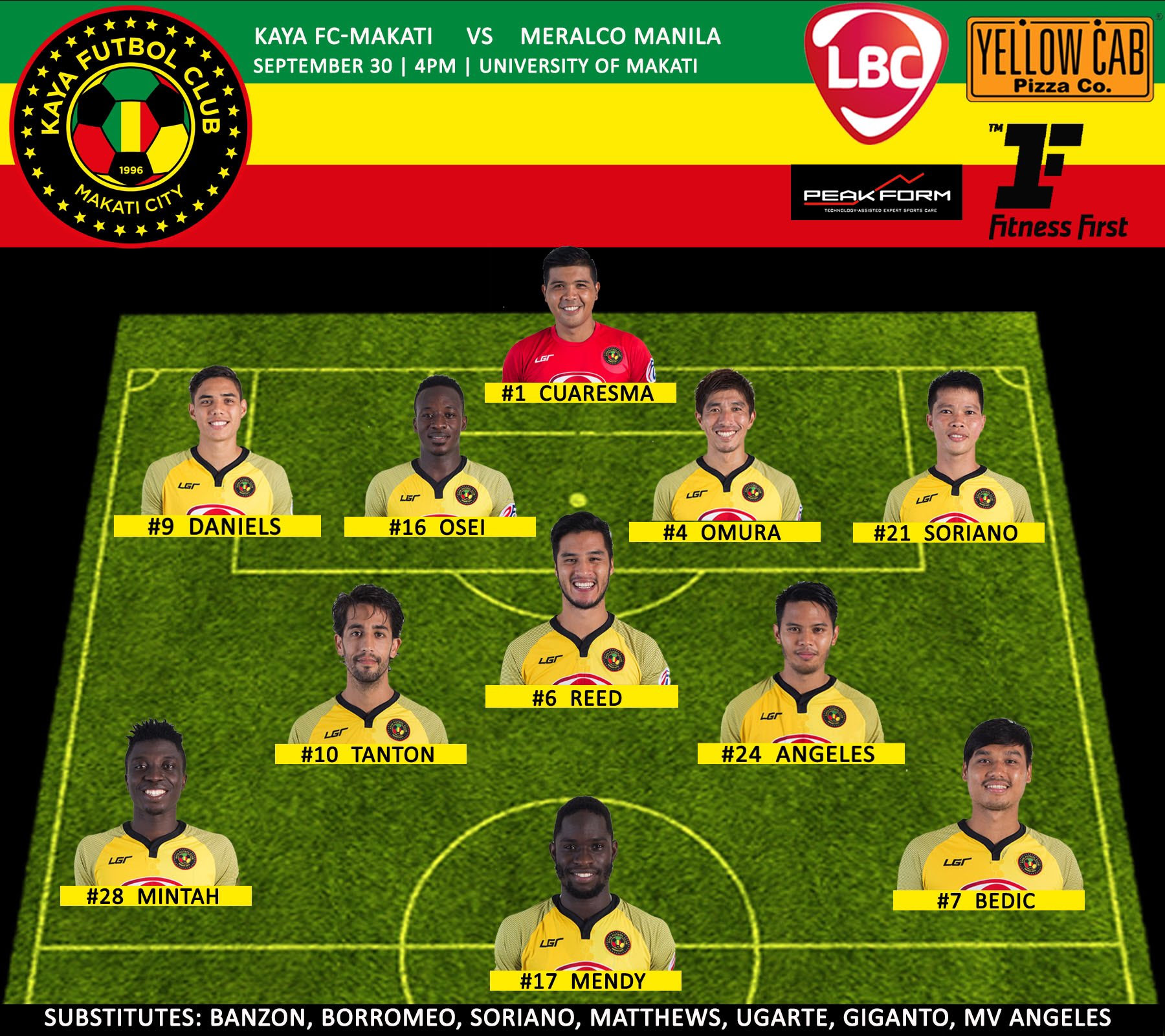 PFL : Kaya Fc Makati vs Fc Meralco Manila