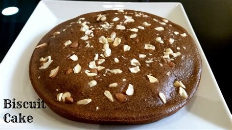 biscuit cake recipe eggless biscuit cake easy