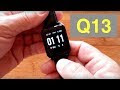 RUNDOING Q13 ECG+PPG Blood Pressure IP67 Waterproof Fitness/Health
Smartwatch: Unboxing and 1st Look