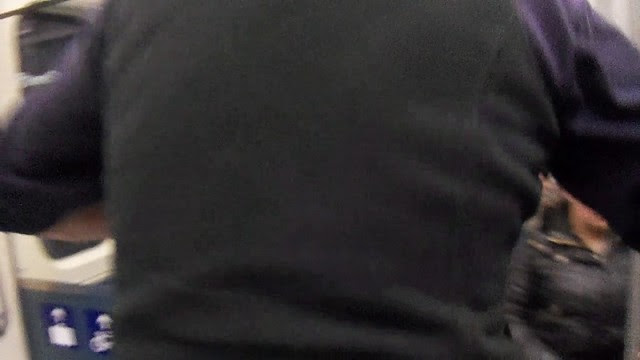 Short video of bike in rack: Seattle light rail
