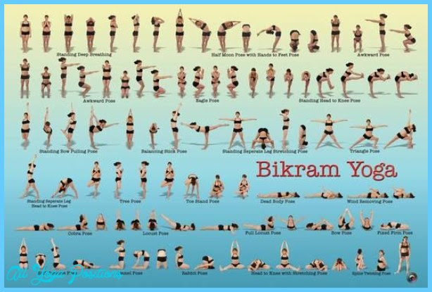bikram yoga poses chart printable allyogapositionscom