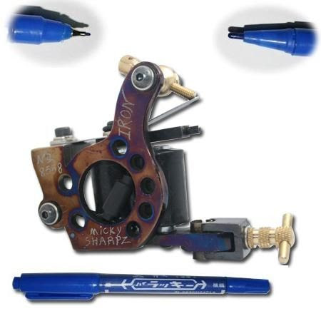 Quantity ONE tattoo machine coming with a simple packing box
