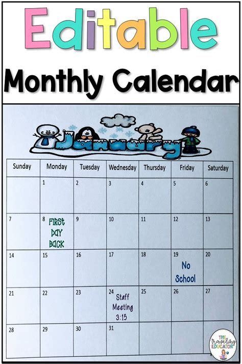  2023 editable calendars printable monthly calendars 2023 editable