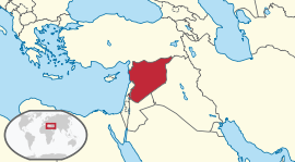 Localização  República Árabe da Síria