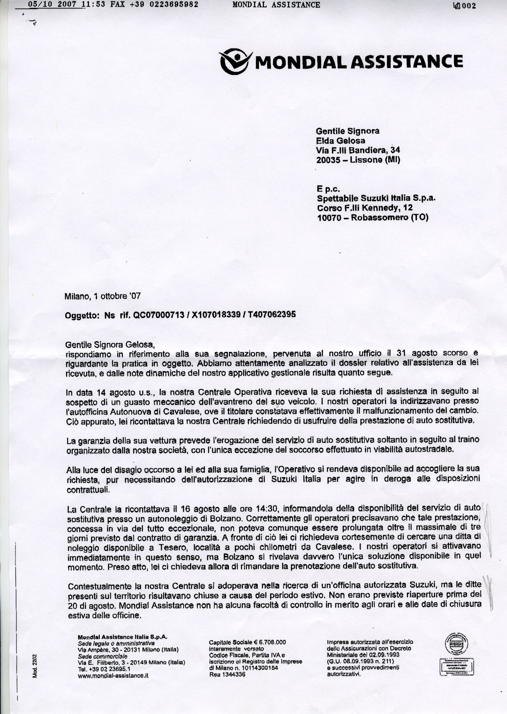 LA VOCE DEI LETTORI: LETTERE, LAMENTELE, SEGNALAZIONI ...