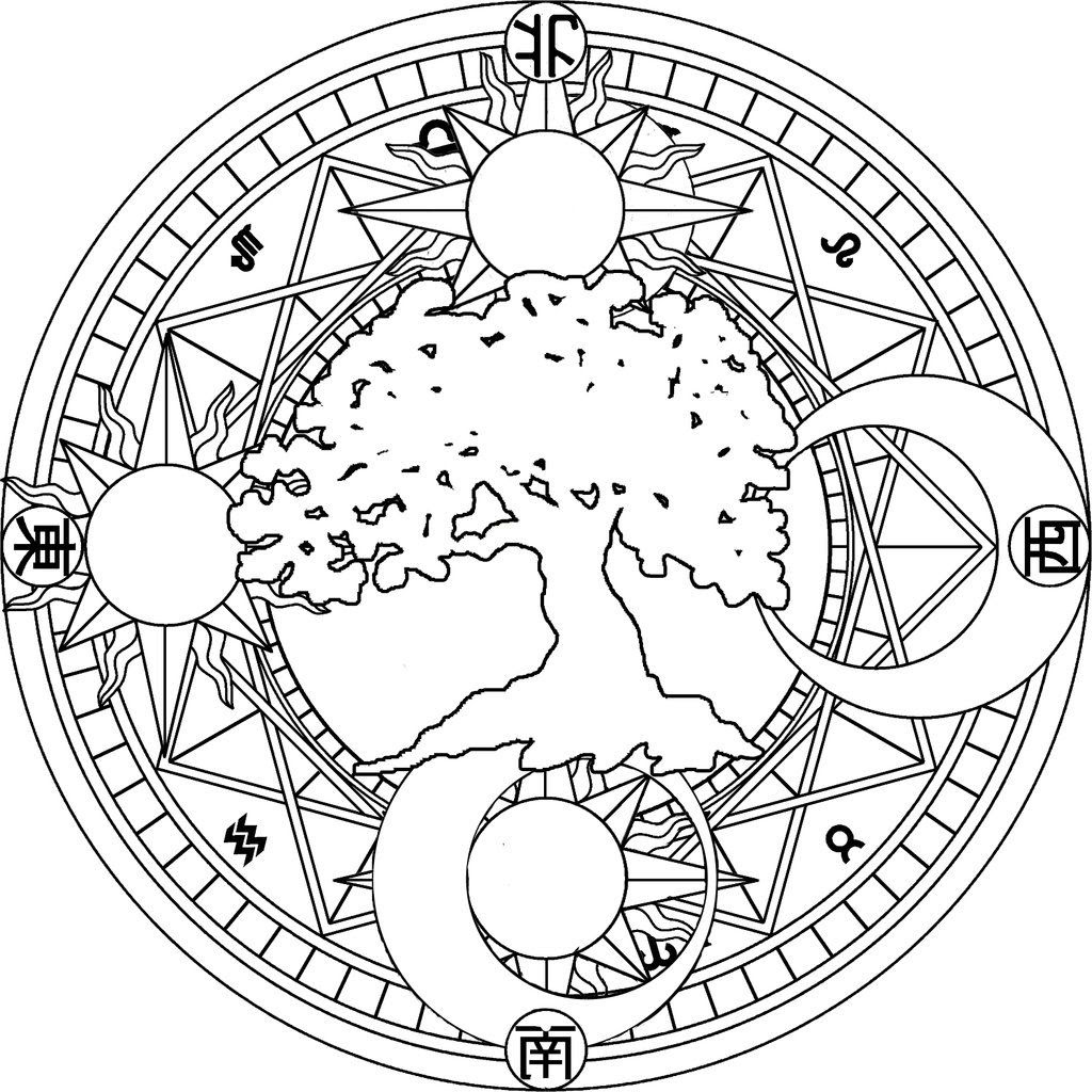 Wiccan Coloring Pages at GetColorings.com | Free printable ...