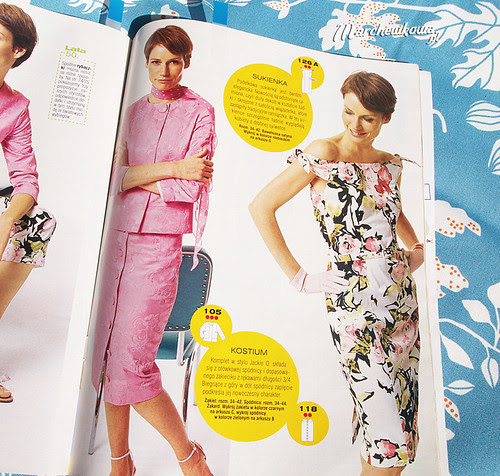 Burda Style, Moden, retro, vintage, sewing, szycie, karawiectwo, blog, marchewkowa, wykroje, lata 50/60