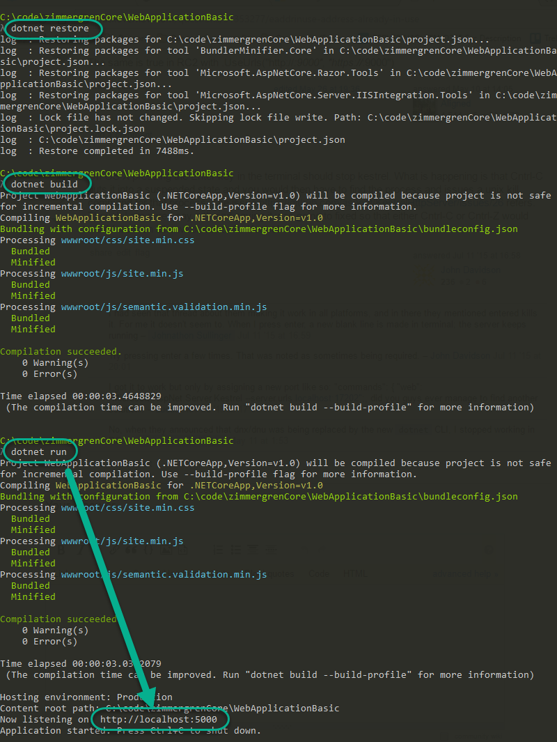 From zero to Hero: Building .NET Core (ASP.NET 5) applications to run inside Docker containers
