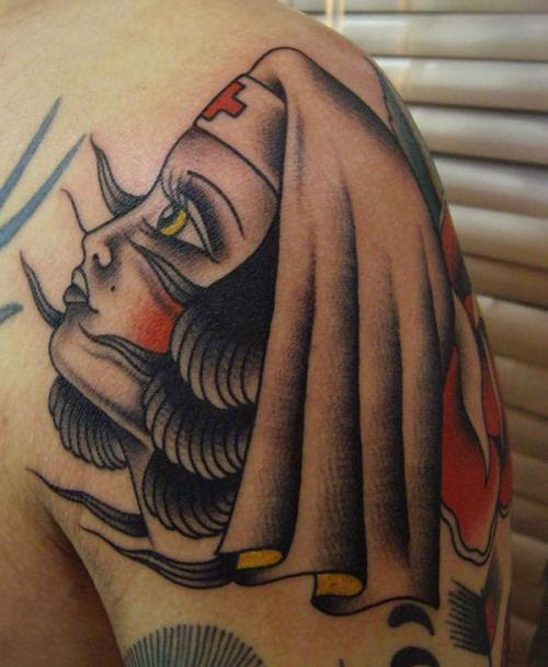 I really really love nurse tattoos. Image property of Stizzo