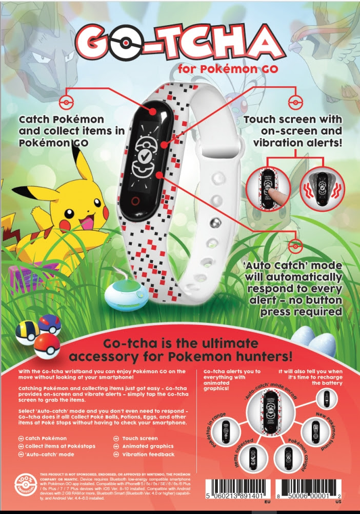 Pokemon Go Gotcha Wristband For Pokemon Go Iphone And Android