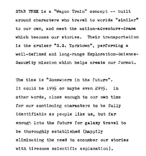 Star Trek first draft