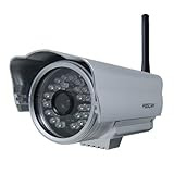 Foscam FI8904W Outdoor Wireless/Wired IP Camera with 15-20 Meter Night Vision and 6mm Lens - Silver