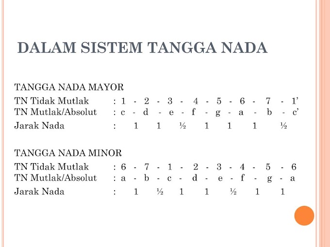 Terbaru Nilai Nada 1 Adalah Terupdate