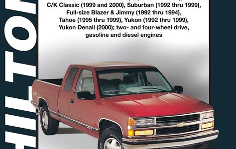 Reading Pdf Chevrolet & GMC Full-size Pick-ups (88-98) & C/K Classics (99-00) Haynes Repair Manual (Does not include information specific to diesel engines. ... specific exclusion noted.) (Haynes Manuals) [PDF DOWNLOAD] PDF