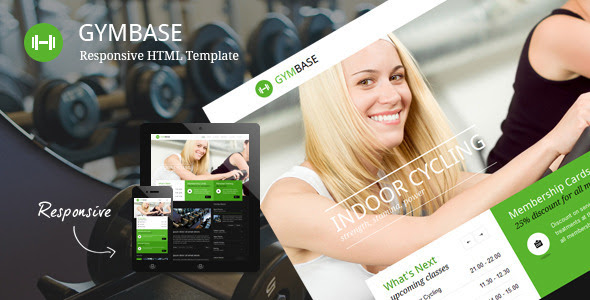 GymBase - Responsive Gym Fitness Template 