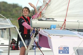Jessica Watson has this message for young Australians: dream big and do not give up.