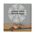 I Love You Ladybugs Customizable Photo Magnet magnet