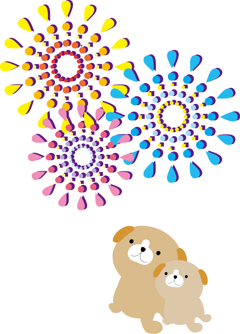 夏のイラスト 夏休み 花火 風鈴 無料イラスト フリー素材