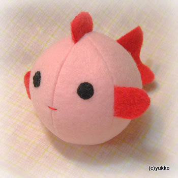 布おもちゃ 0 2歳向け 金魚ボール 金魚の布ボール