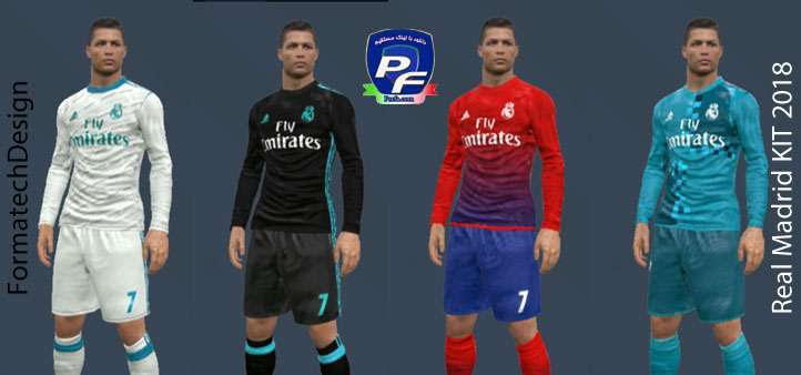 کیت پک جدید Real Madrid CF 2018 برای PES 2017