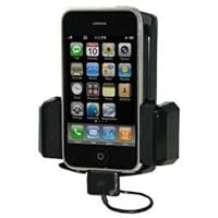 GSI Super Quality Wireless Hands-Free Dock-Mount-Charger-FM Transmitter-Car Kit, for Ipod, IPhone 4G/3G/S, MP3, MP4, CD, DVD Players - LED Display - Includes Remote Control - Cigarette Lighter Plug-In - Black