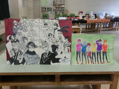 文化クラブ作品 美術部 イラスト部 家庭科部 英語部 19文化週間 第十三中学校
