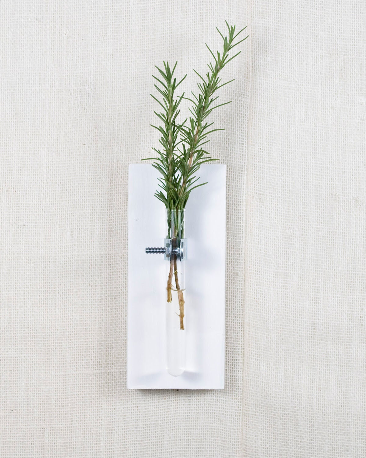 Wall Vase White Hanging Vase Bud Vase Gift by AnotherCup on Etsy