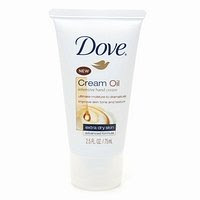 Dove Cream Oil Intensive Hand Cream, Extra Dry Skin 2.5 fl oz (75 ml)